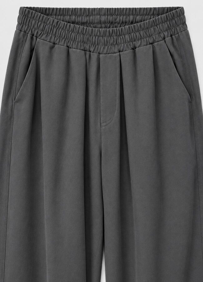 ANTRASİT Renk Erkek Tencel Karışımlı Pantolon - 2