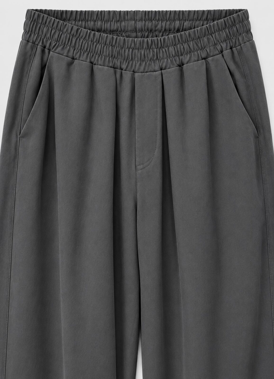 ANTRASİT Renk Erkek Tencel Karışımlı Pantolon - 2