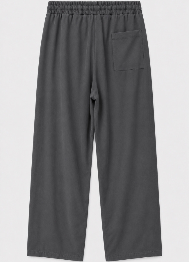 ANTRASİT Renk Erkek Tencel Karışımlı Pantolon - 3