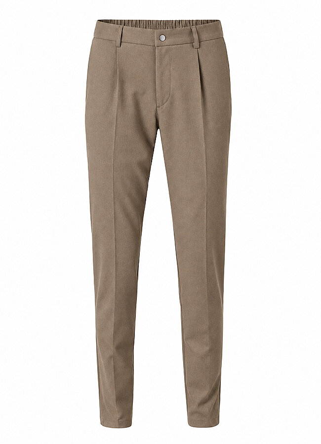 Bej Renk Erkek Çıtçıtlı Jogger Pantolon - 3