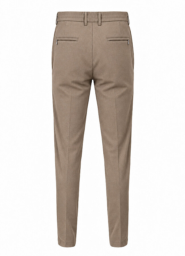 Bej Renk Erkek Çıtçıtlı Jogger Pantolon - 6