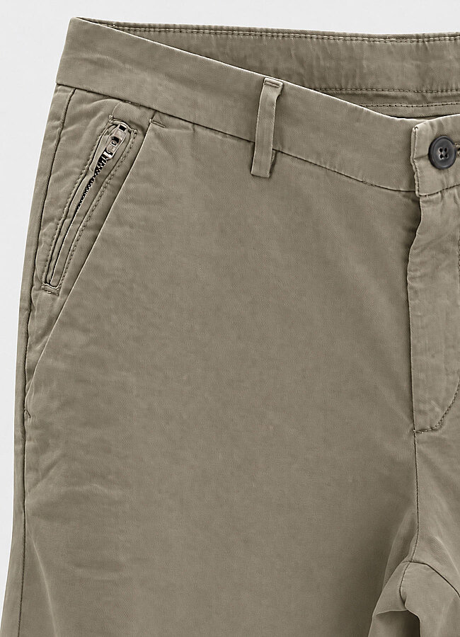Bej Renk Erkek Gabardin Regular Chino Pantolon - 2
