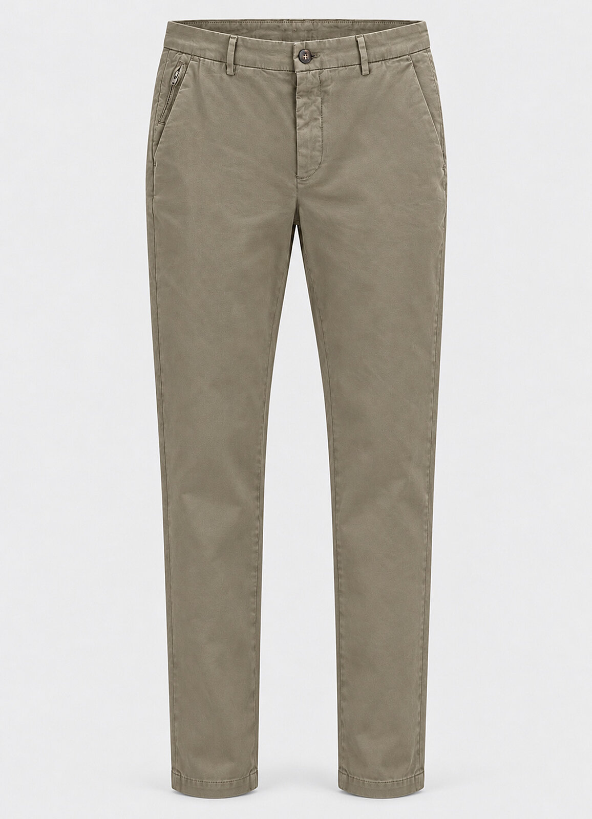 Bej Renk Erkek Gabardin Regular Chino Pantolon - 1