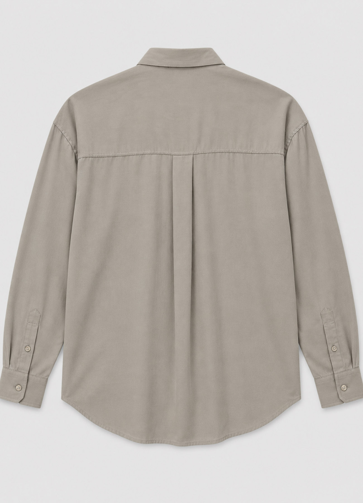 Bej Renk Erkek Tencel Karışımlı Gömlek - 3