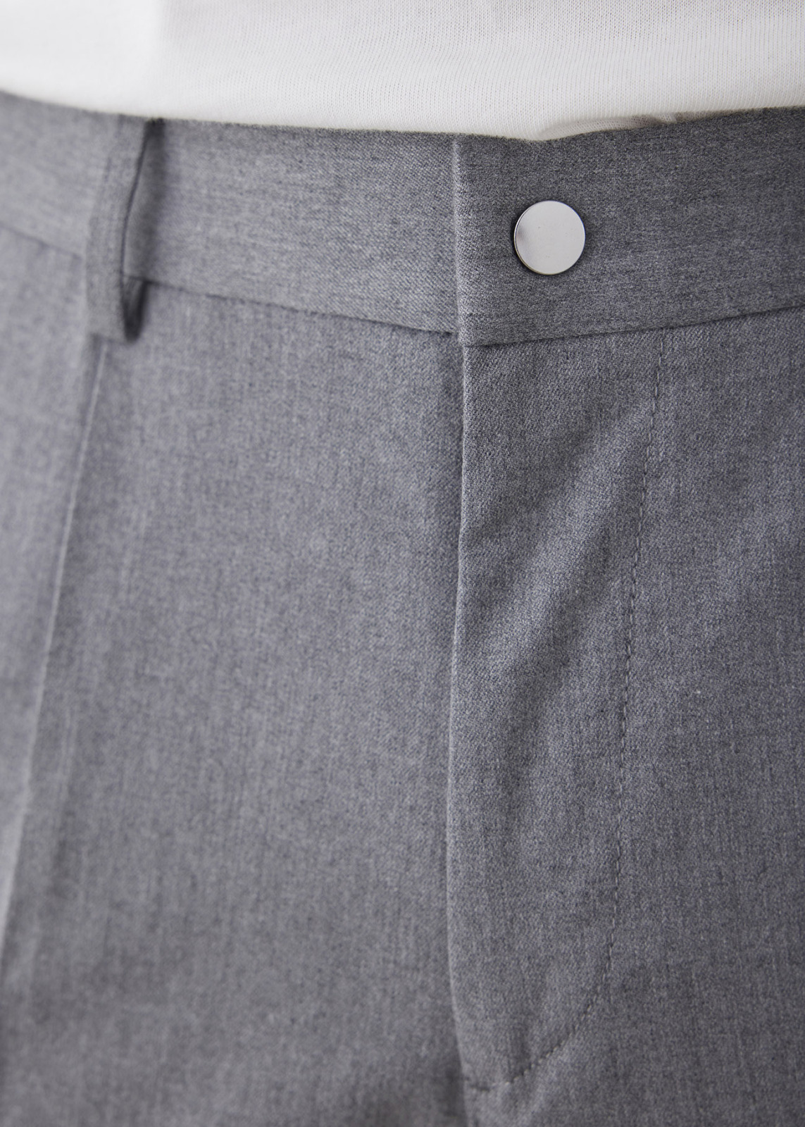 Gri Renk Erkek Çıtçıtlı Jogger Pantolon - 4