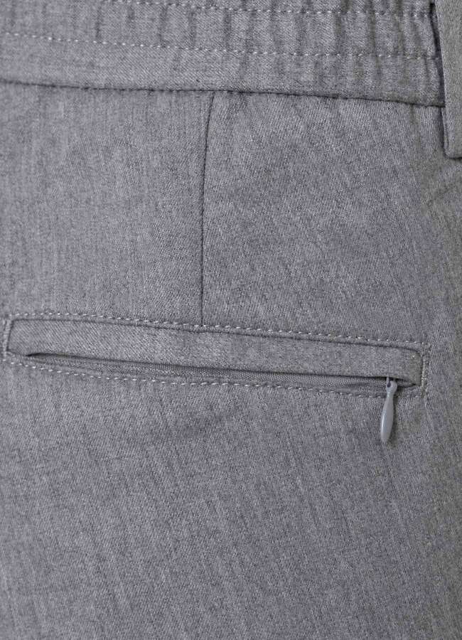 Gri Renk Erkek Çıtçıtlı Jogger Pantolon - 9