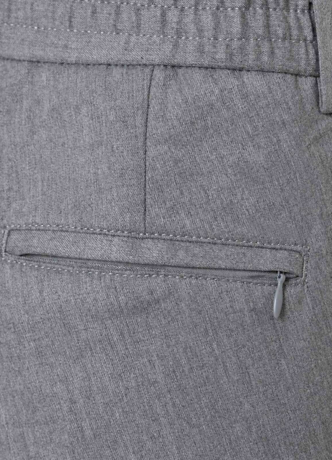 Gri Renk Erkek Çıtçıtlı Jogger Pantolon - 9