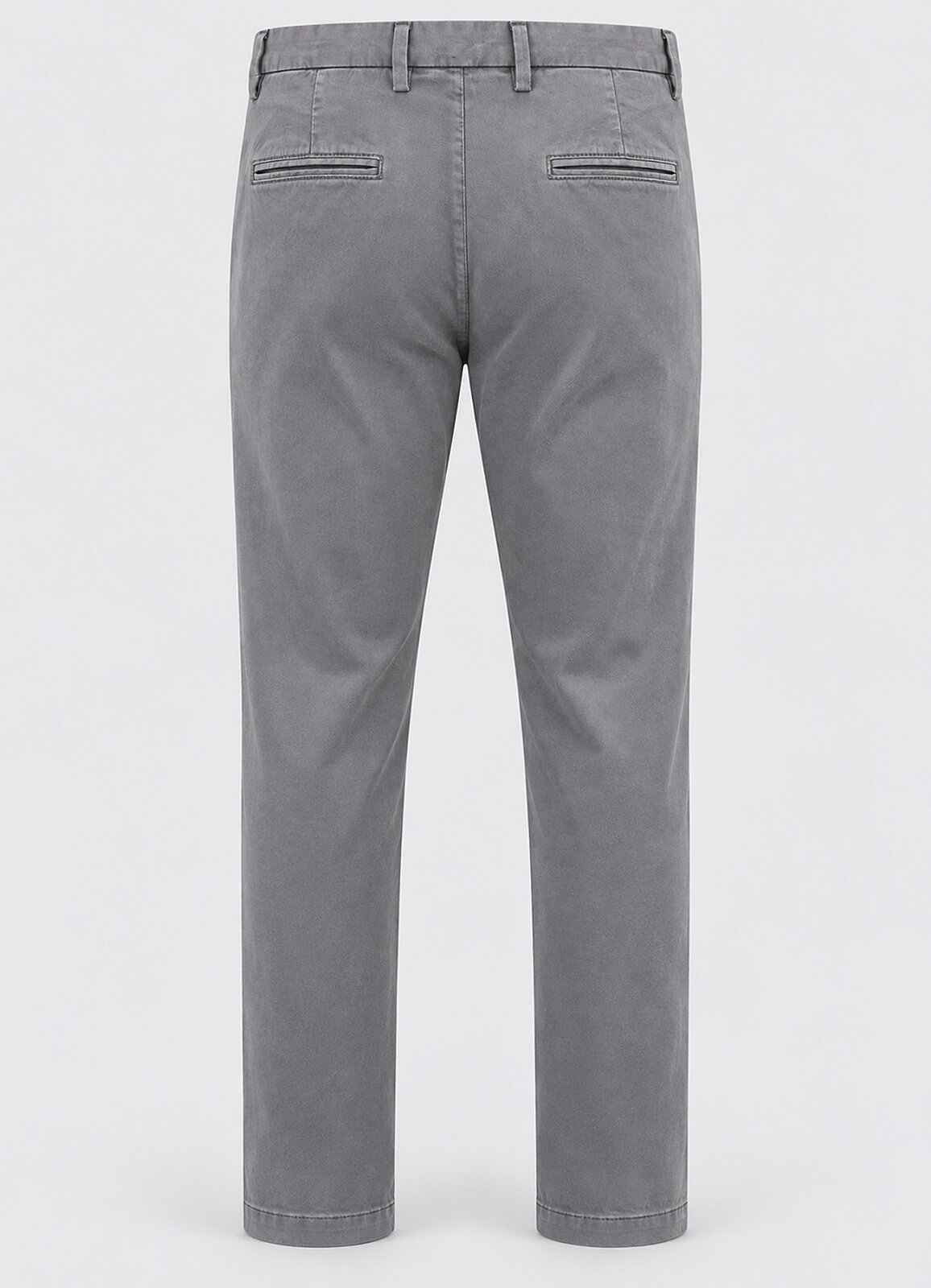 Gri Renk Erkek Gabardin Regular Chino Pantolon - 3