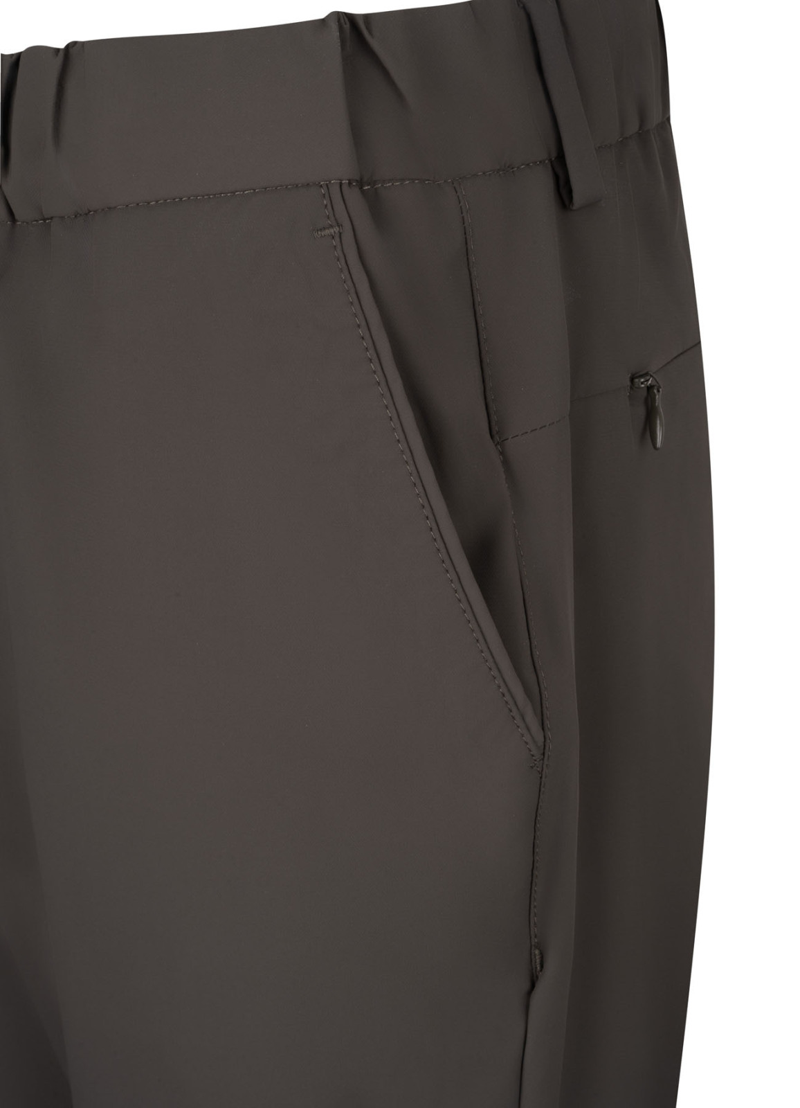 Haki Renk Erkek Polyester Bağcıklı Teknik Pantolon - 3