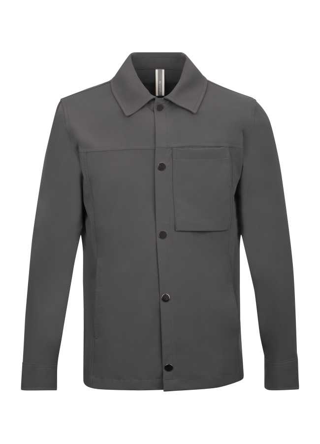 Haki Renk Erkek Polyester Teknik Overshirt