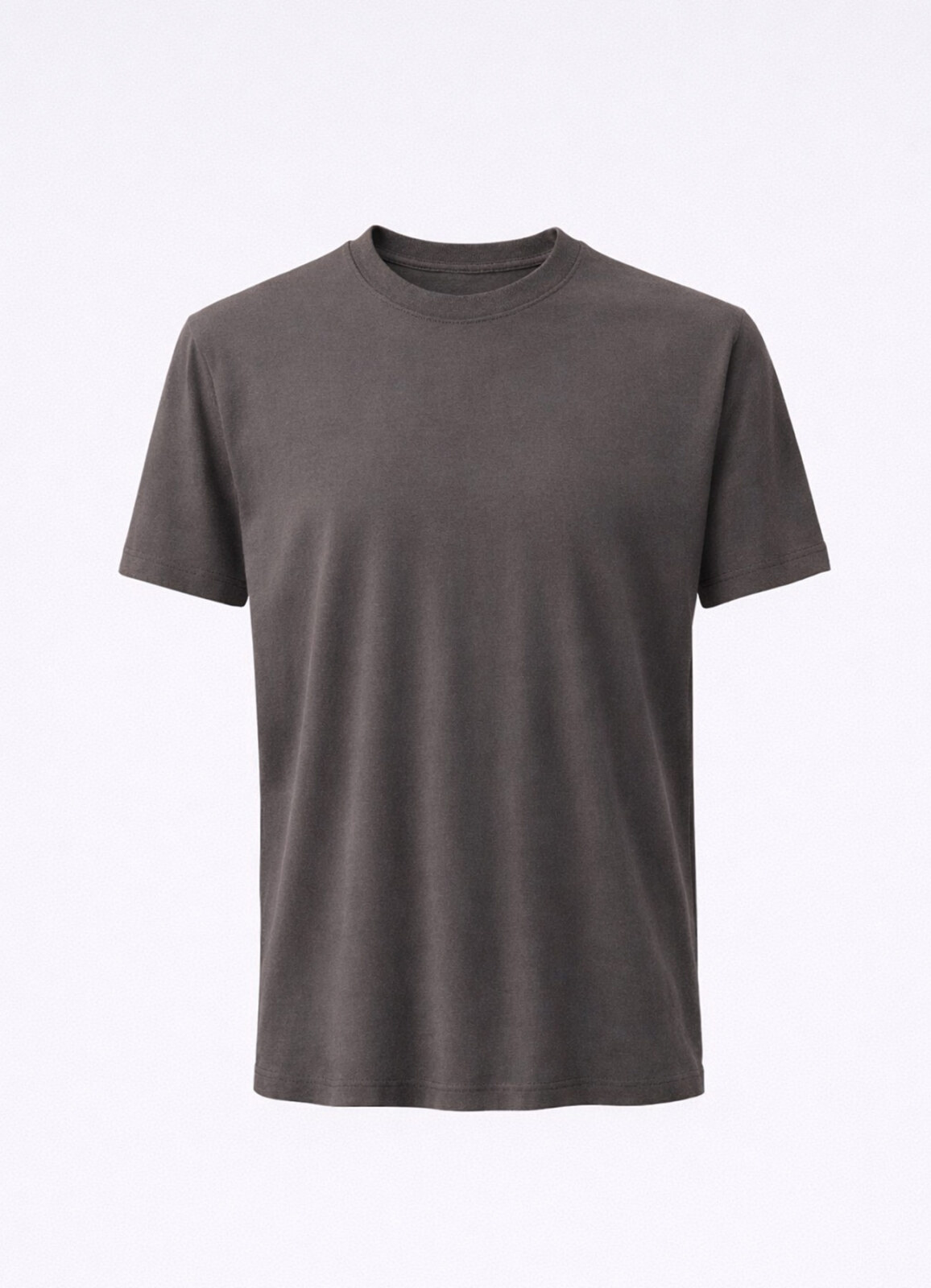 Kahve Renk Modal T-Shirt