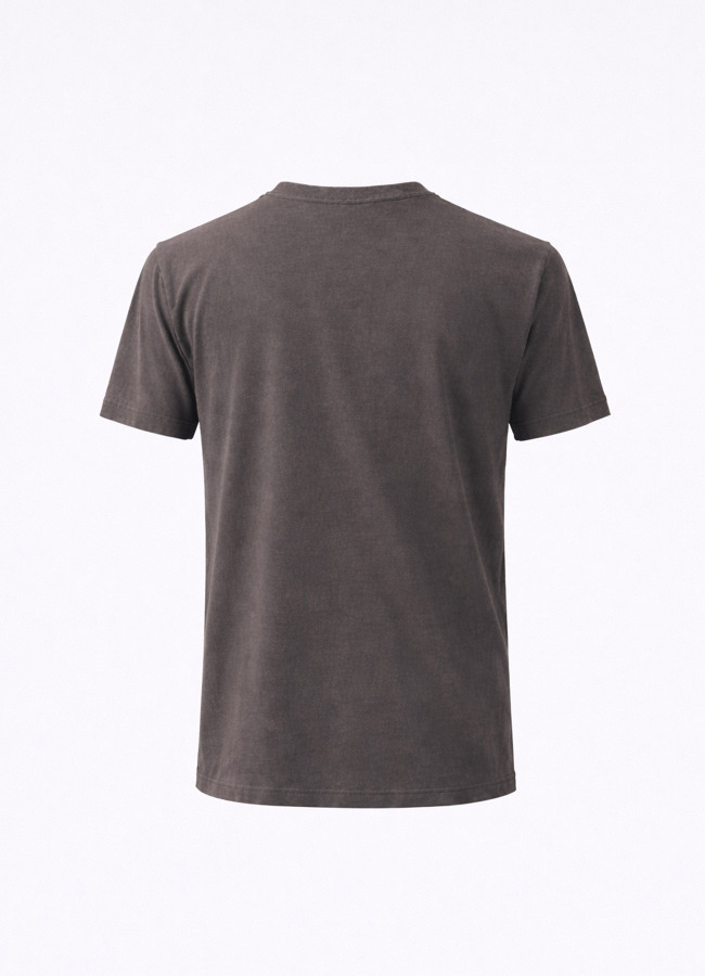 Kahve Renk Modal T-Shirt - 2