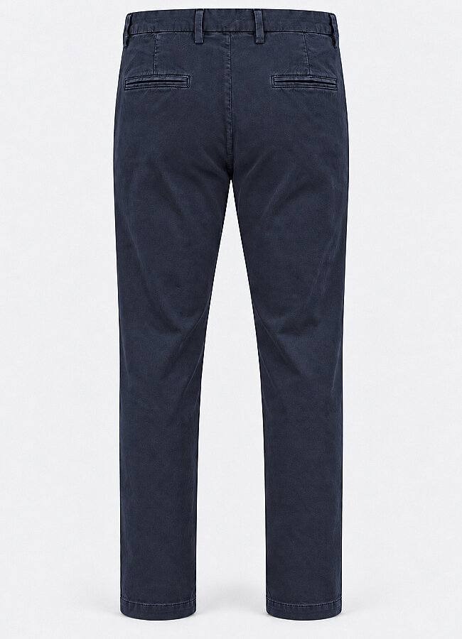 Lacivert Renk Erkek Gabardin Regular Chino Pantolon - 3