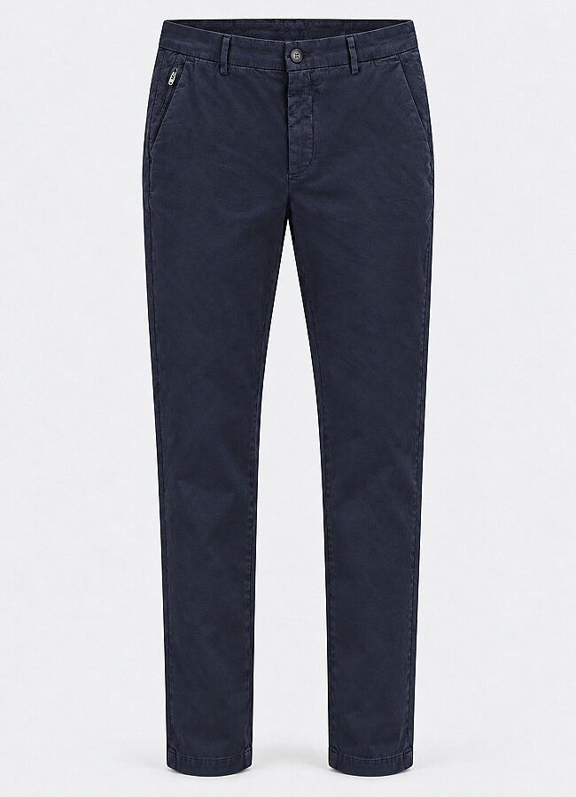 Lacivert Renk Erkek Gabardin Regular Chino Pantolon