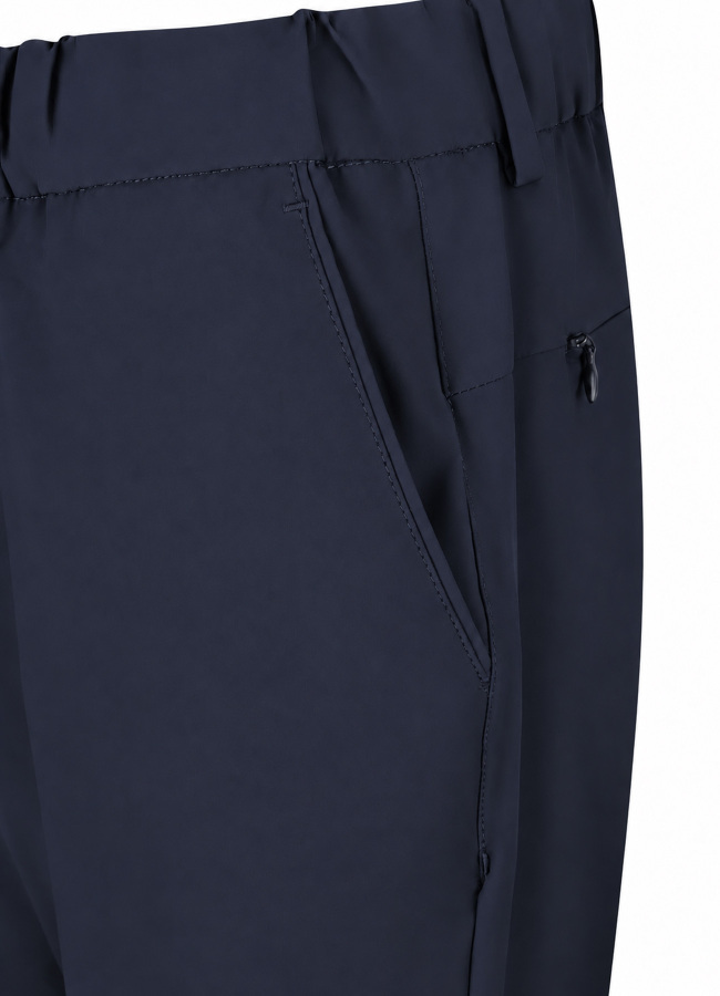 Lacivert Renk Erkek Polyester Bağcıklı Teknik Pantolon - 3