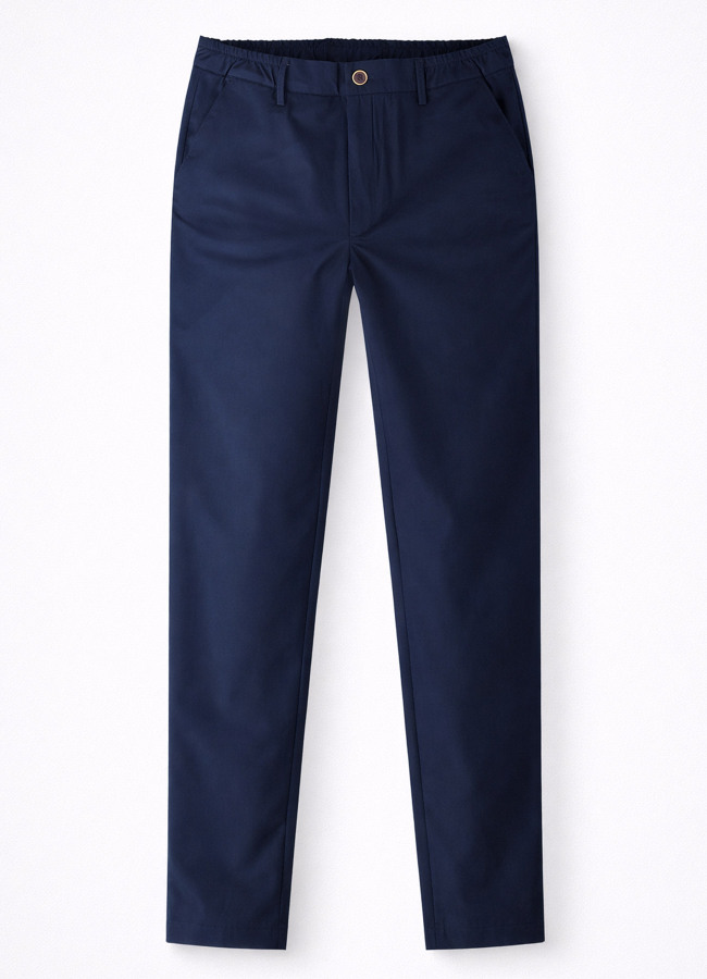 Lacivert Renk Polyester Teknik Pantolon 