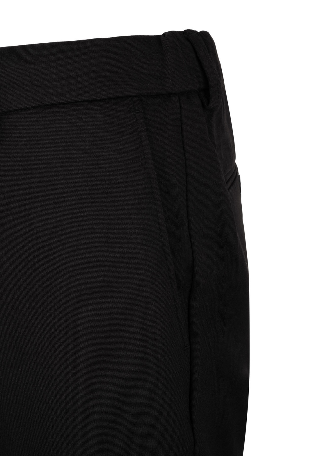 Siyah Renk Erkek Esnek Örme Pantolon - 4