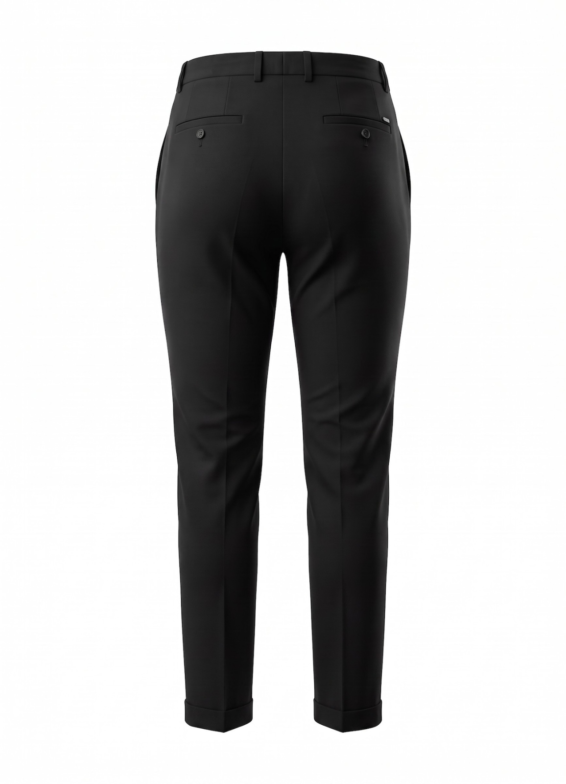 Siyah Renk Erkek Esnek Örme Pantolon - 5