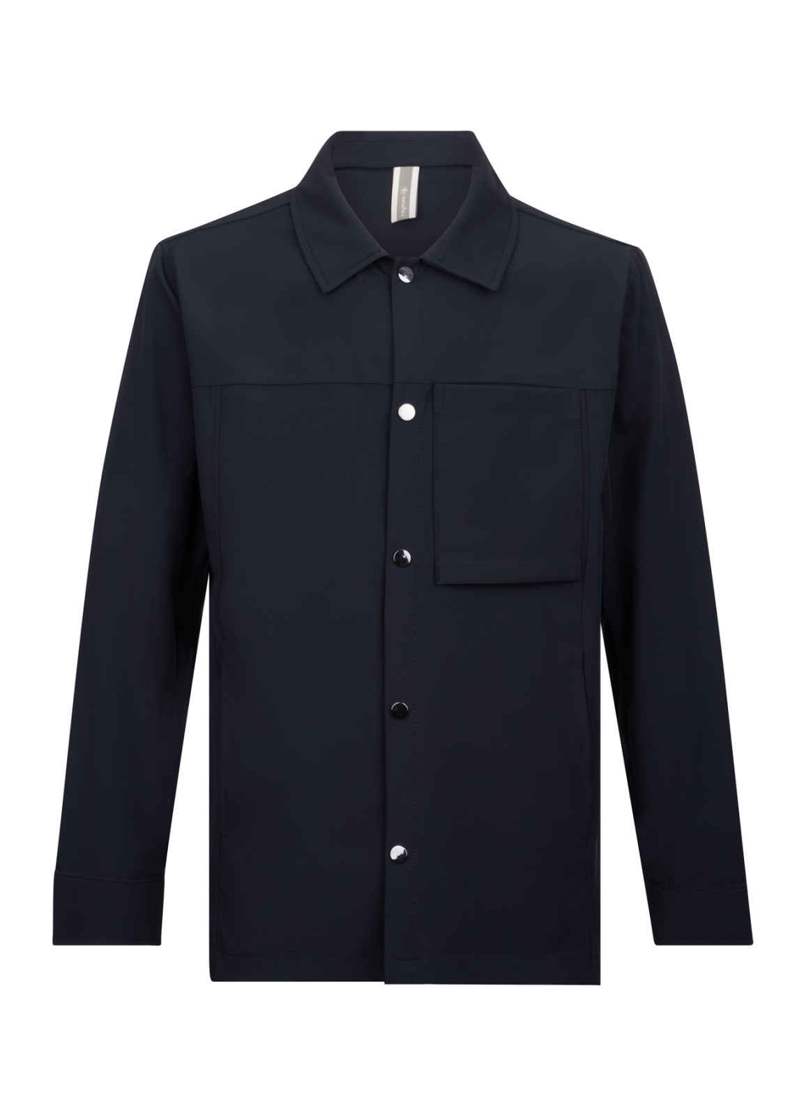 Siyah Renk Erkek Polyester Teknik Overshirt