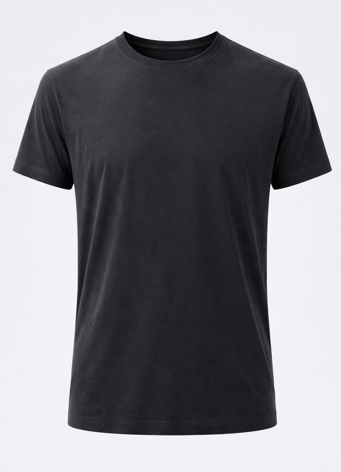 Siyah Renk Modal T-Shirt